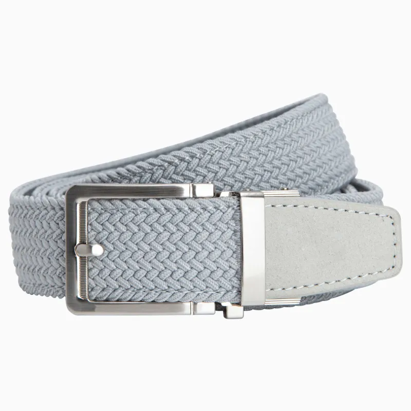 Braided Cool Grey Golf Ratchet Belt 1.38" [35mm] sold by Nexbelt