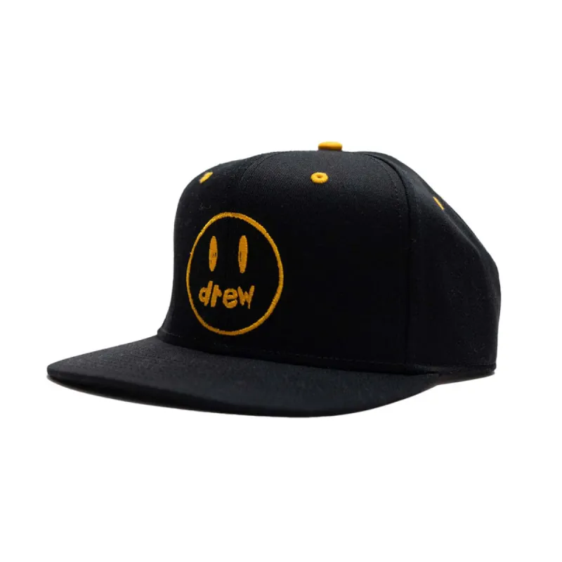 Drew House Sketch Mascot Snapback Hat Black sold by PLUS