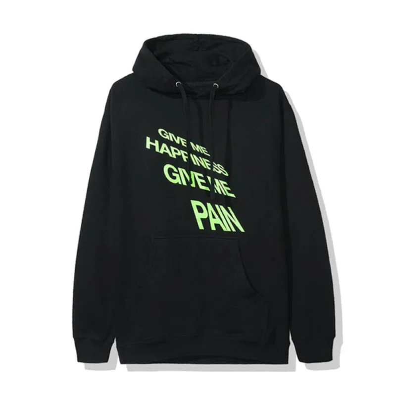 Anti Social Social Club Give Me Hoodie Black sold by PLUS