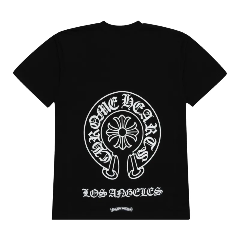 Chrome Hearts Los Angeles Horseshoe Pocket Tee Black sold by PLUS