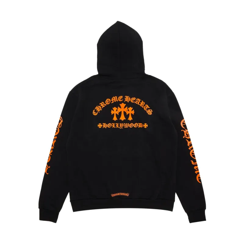 【Chrome Hearts】Vine Dagger Hoodie★フーディ★Orange/Black chrome hearts vine dagger t shirt orange black | eBay