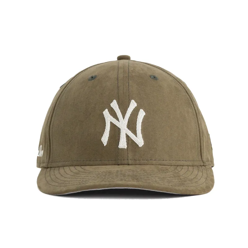 Aime Leon Dore x New Era Brushed Nylon Yankees Hat Olive sold by PLUS
