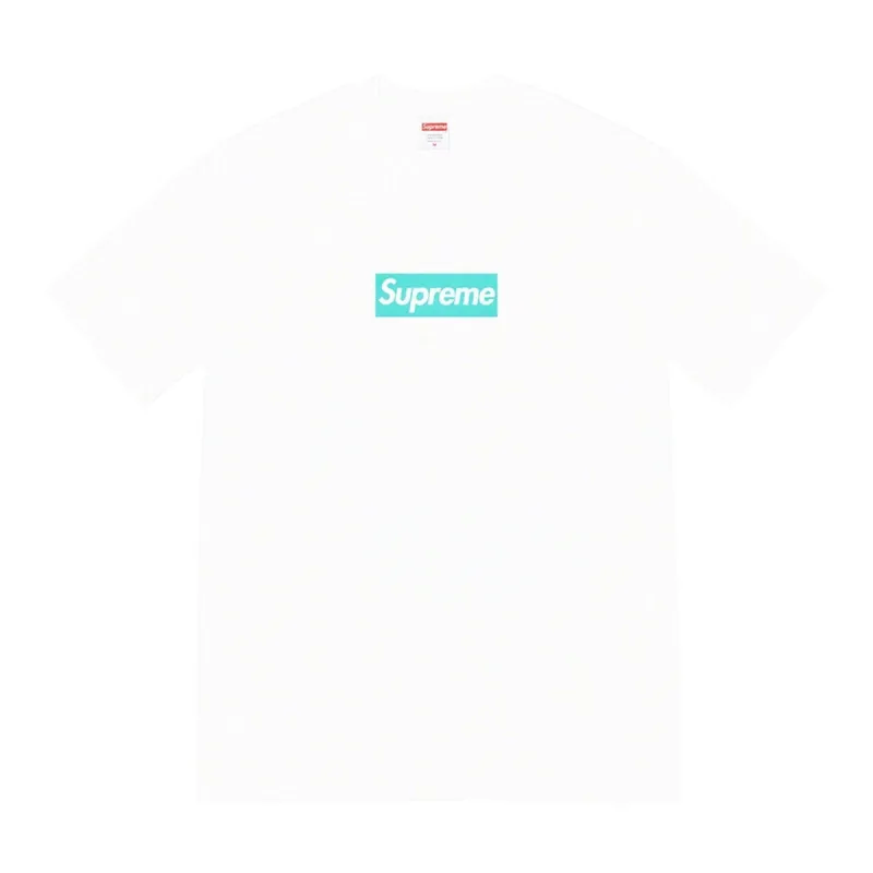 Supreme Tiffany & Co. Box Logo Tee White sold by PLUS