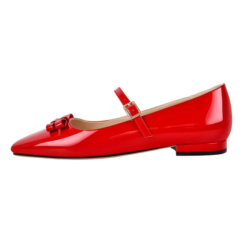 Square Toe Ballet Flats sold by Onlymaker