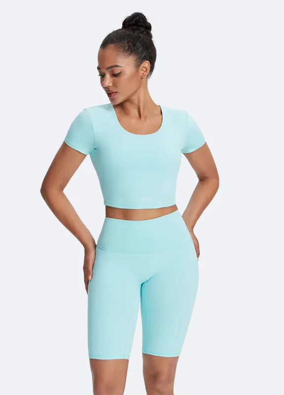 Round Neck Crop Top sold by BetterMe