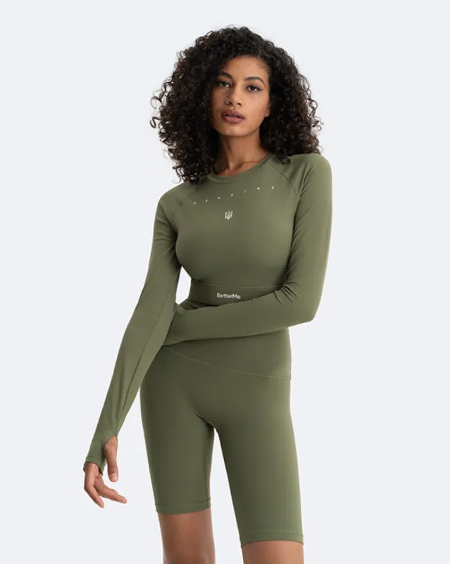 Cropped Long Sleeve | Creating Power Within sold by BetterMe