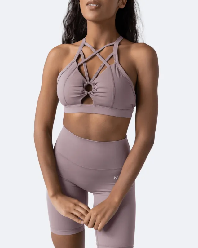 Dusty Pink Criss Cross Front Top sold by BetterMe