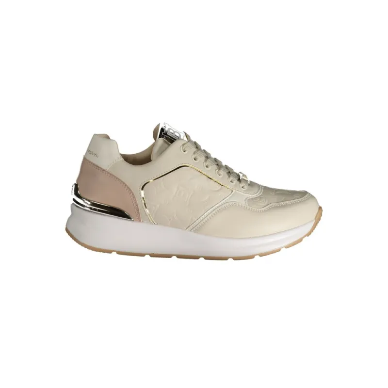 Beige Polyester Sneaker sold by Louxly