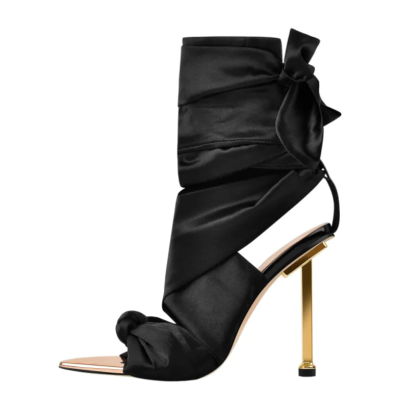 Pointy Open Toe High Heel Lace up Sandals sold by Onlymaker