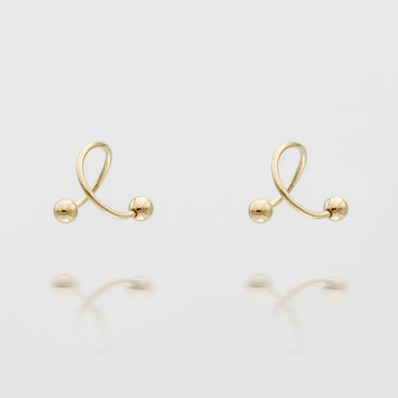 Ayla Spiral Earrings sold by PRYA