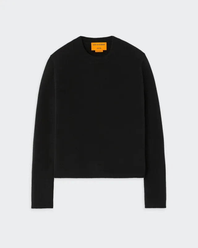 Shrunken Crew - Black sold by Guest In Residence