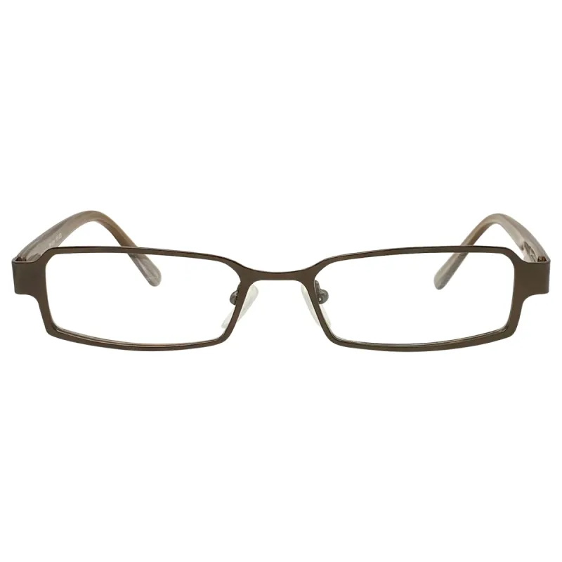BET ON IT Clear Rectangular 90s Glasses | Fashion sold by Giant Vintage