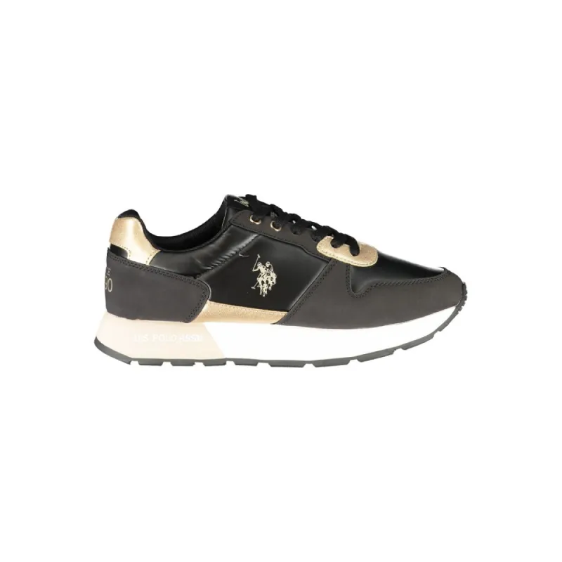 Black Polyester Women Sneaker sold by Louxly