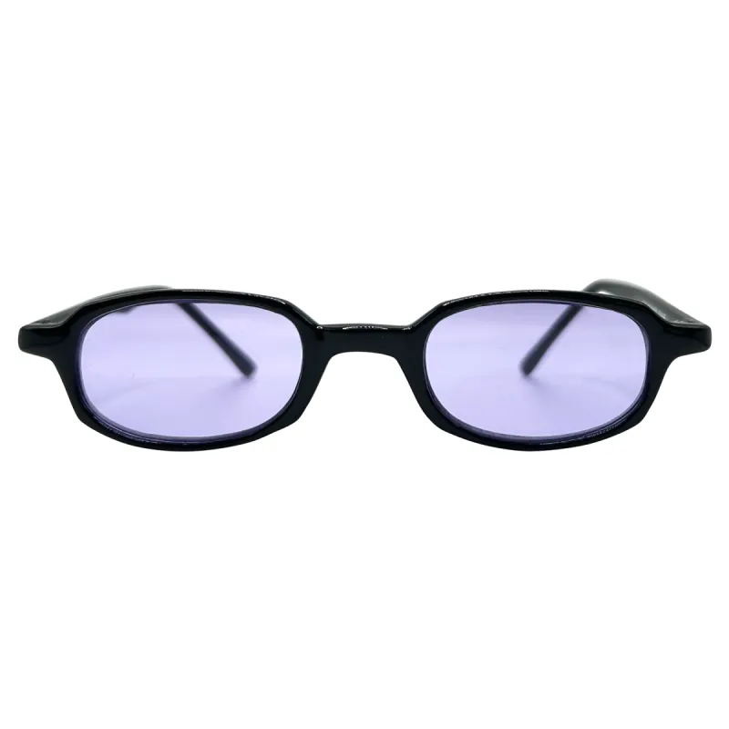 PILLS Black/Purple Square Sunglasses sold by Giant Vintage