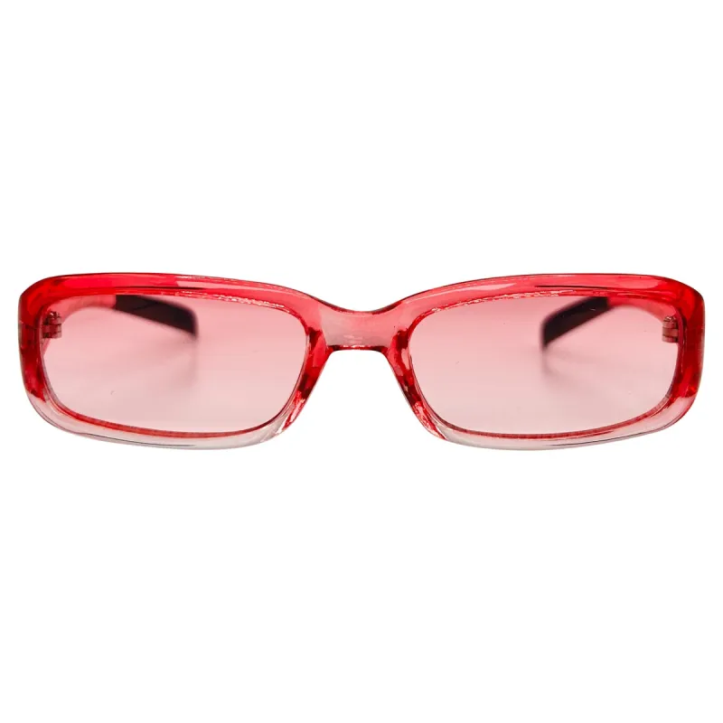 ZINNY Colorful Square Sunglasses sold by Giant Vintage