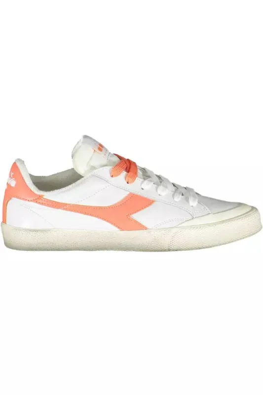 White Leather Women Sneaker sold by Louxly