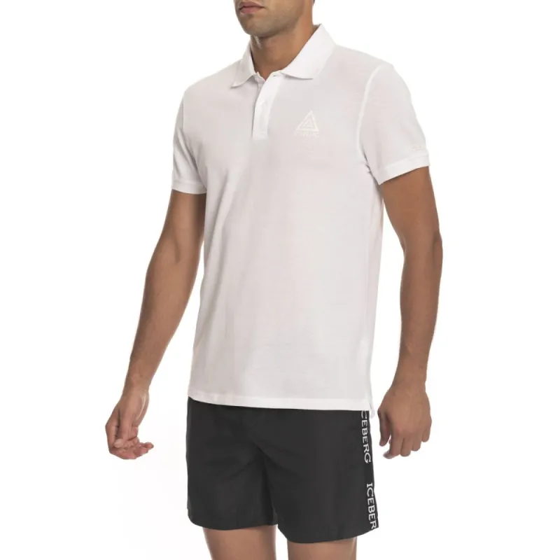White Cotton Polo Shirt sold by Louxly