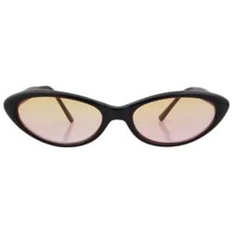 SPRITE Black/Sunrise Cat-Eye Sunglasses sold by Giant Vintage