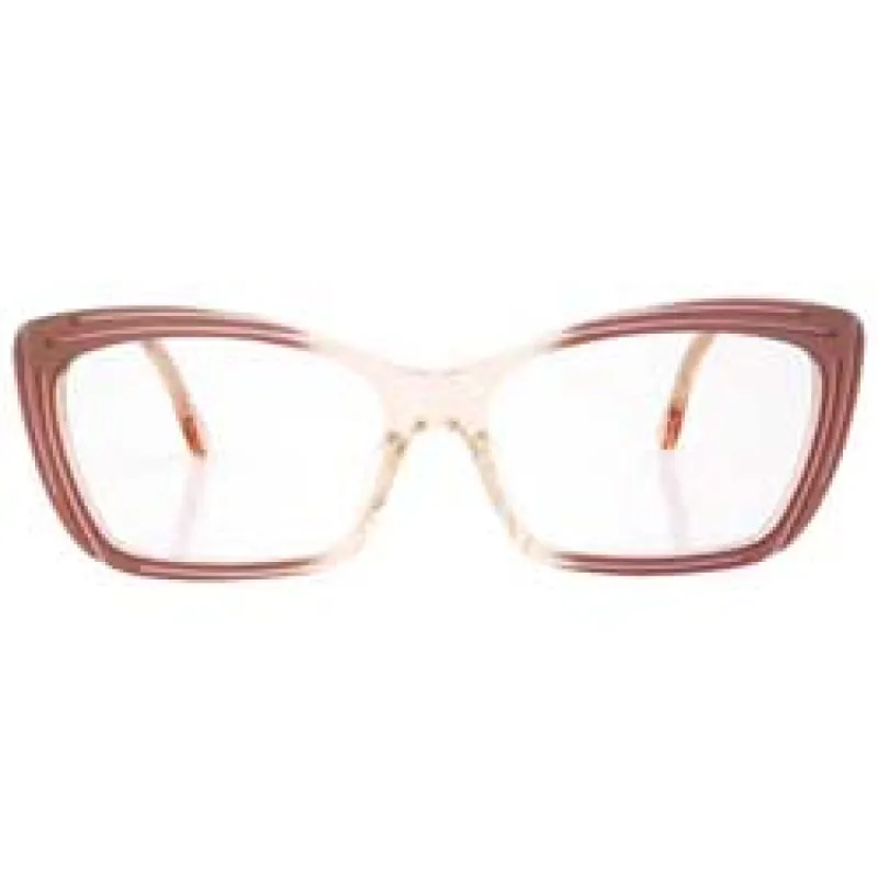 TINA Brown Clear Glasses sold by Giant Vintage