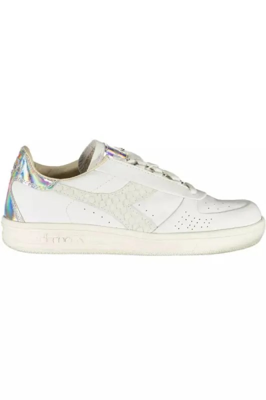 White Leather Women Sneaker sold by Louxly