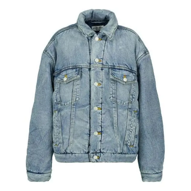 Balenciaga Padded Jacket 'Indigo' 681689TJW924012 sold by KicksCrew