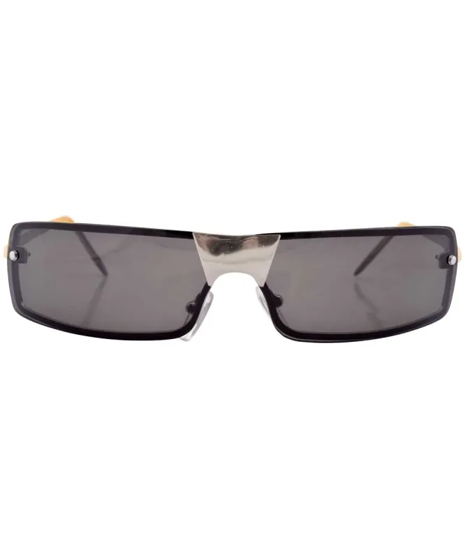 STINGER Gold/Smoke Indie Sunglasses sold by Giant Vintage