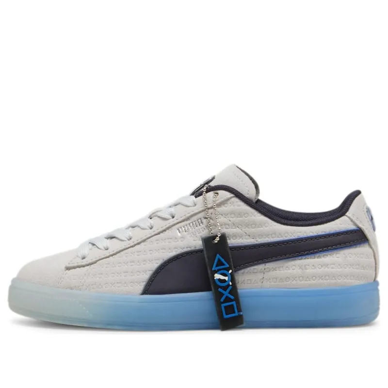 (GS) PUMA x PlayStation Suede 'Glacial Grey' 396655-01 sold by KicksCrew