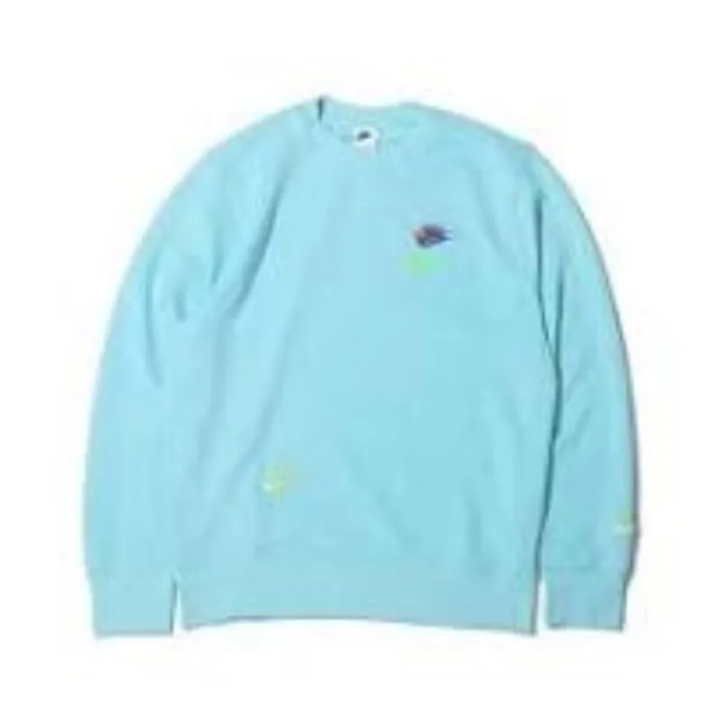 Nike Essential Plus Club French Terry Crewnck 'Blue' DJ6915-482 sold by KicksCrew
