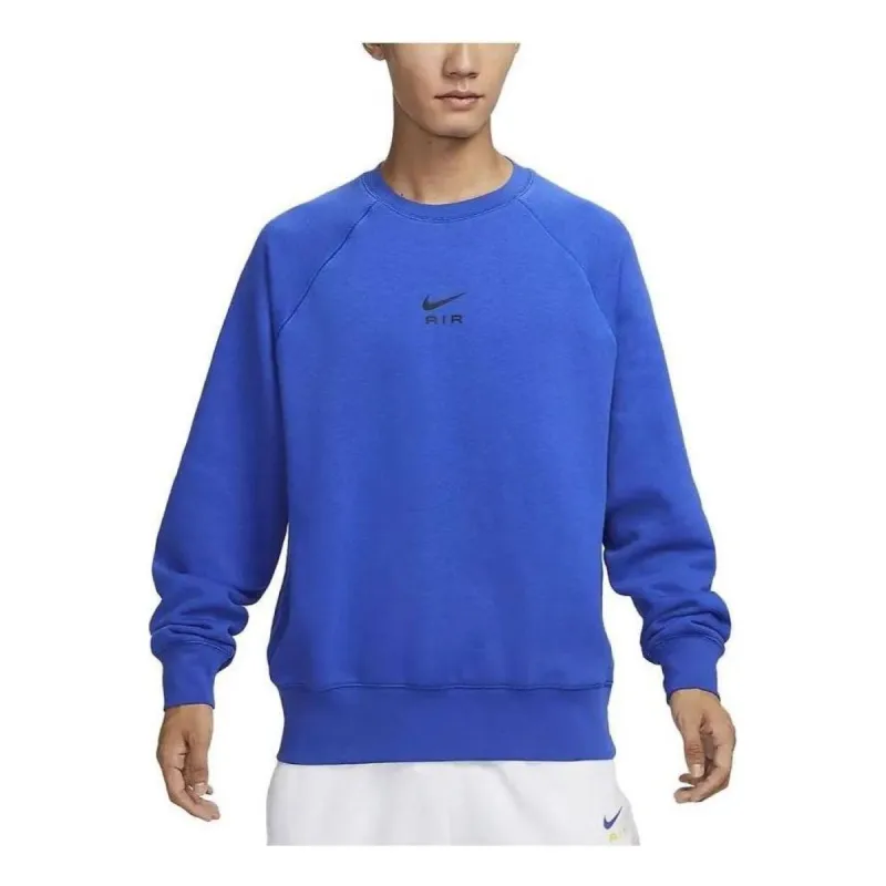Nike Air Fleece Crew Sweatshirt 'Blue' FB7204-480 sold by KicksCrew