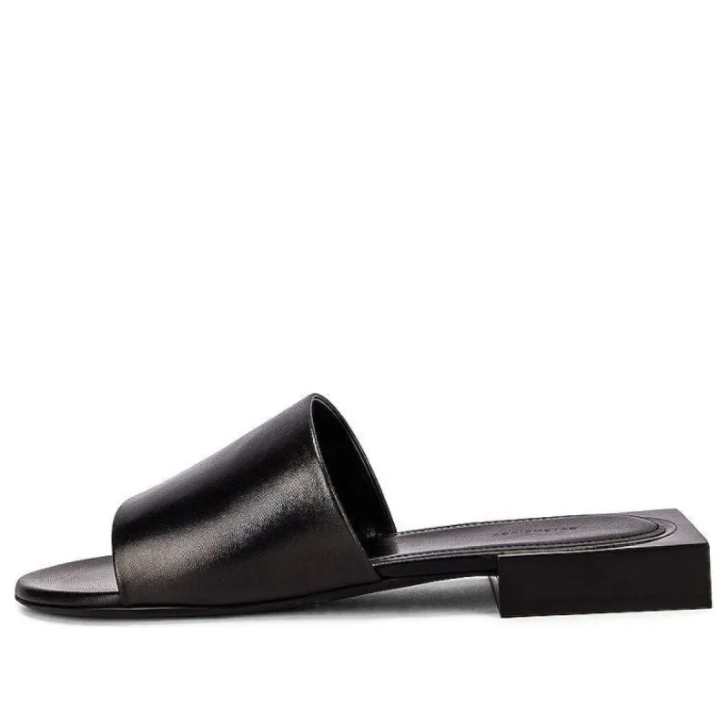 (WMNS) Balenciaga Box Sandals 'Black' 653796WA8FF1080 sold by KicksCrew