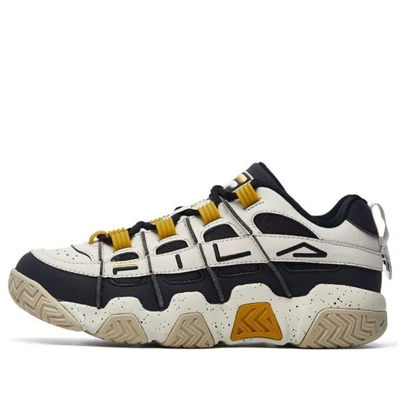 FILA Barricade Low Sneakers 'White Black Yellow' F12M041202FOB sold by KicksCrew