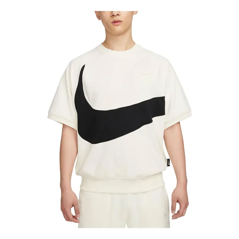 Nike Sportswear Swoosh Big Logo T-shirt 'Off White' FB7872-113 sold by KicksCrew
