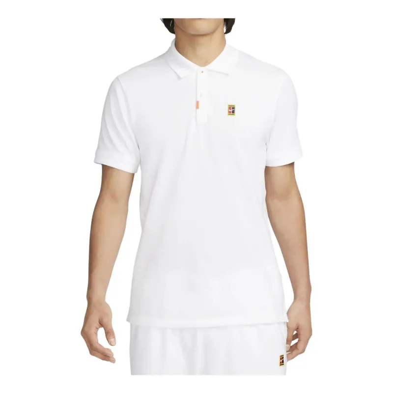 Nike Polo Dry-Fit Heritage Slim T-shirt 'White' DA4380-101 sold by KicksCrew
