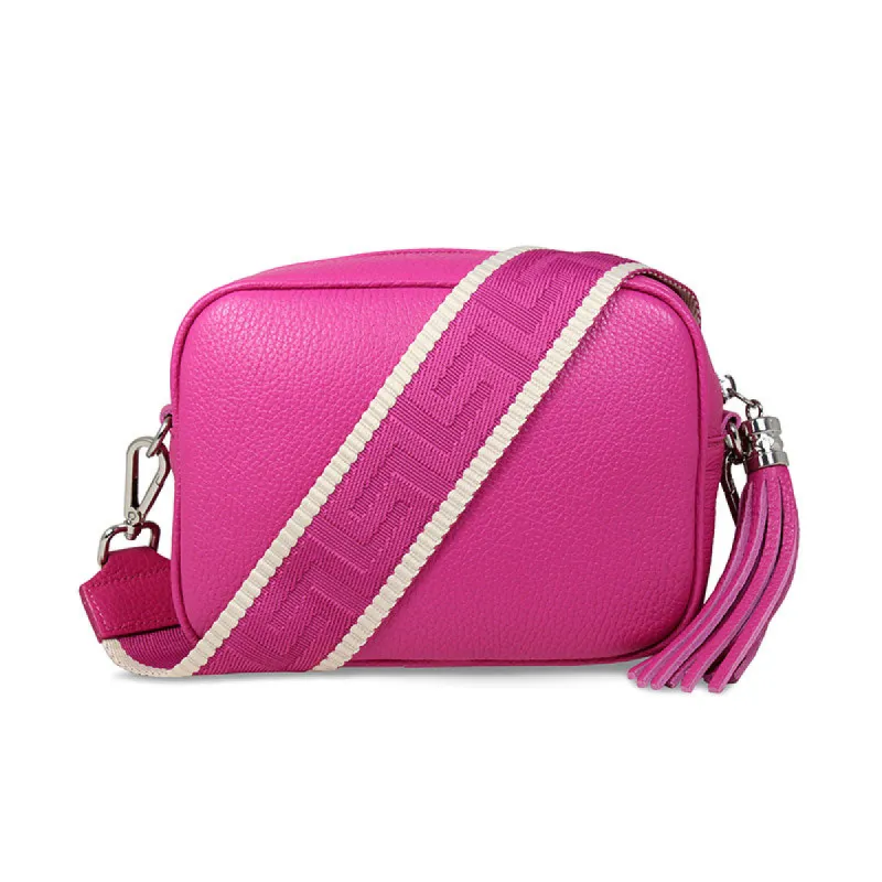 Coco: Fuchsia Leather sold by Sole Bliss