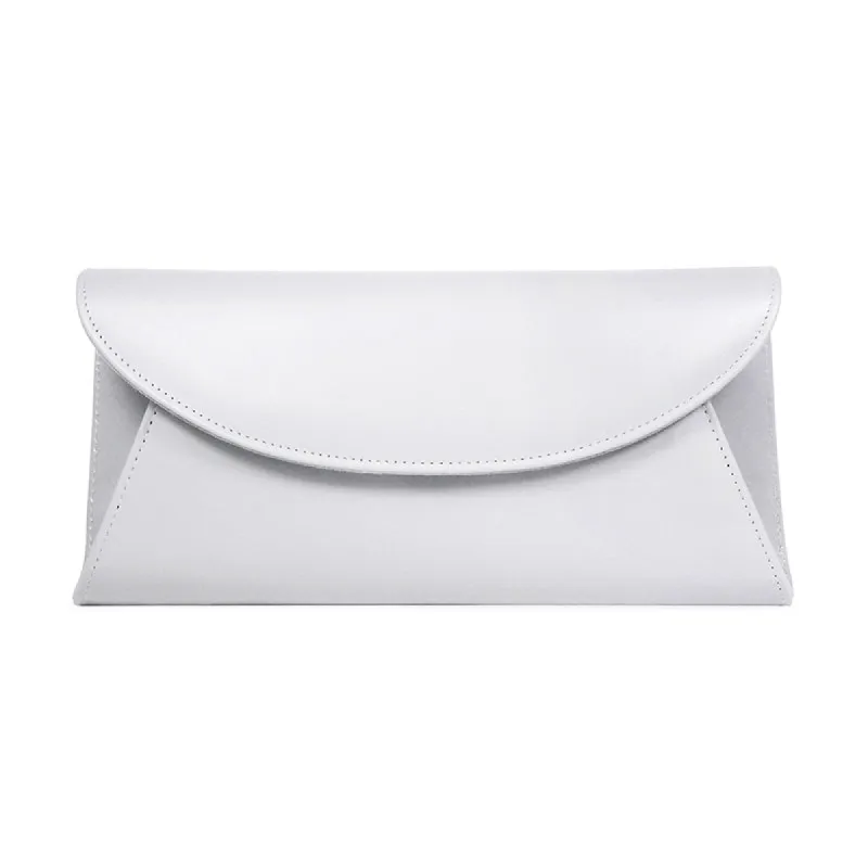 Jenna: Pale Grey Leather sold by Sole Bliss
