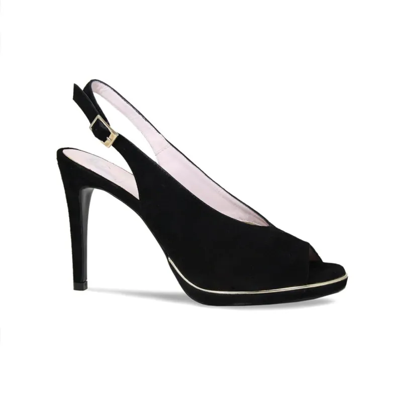 Gina: Black Suede sold by Sole Bliss