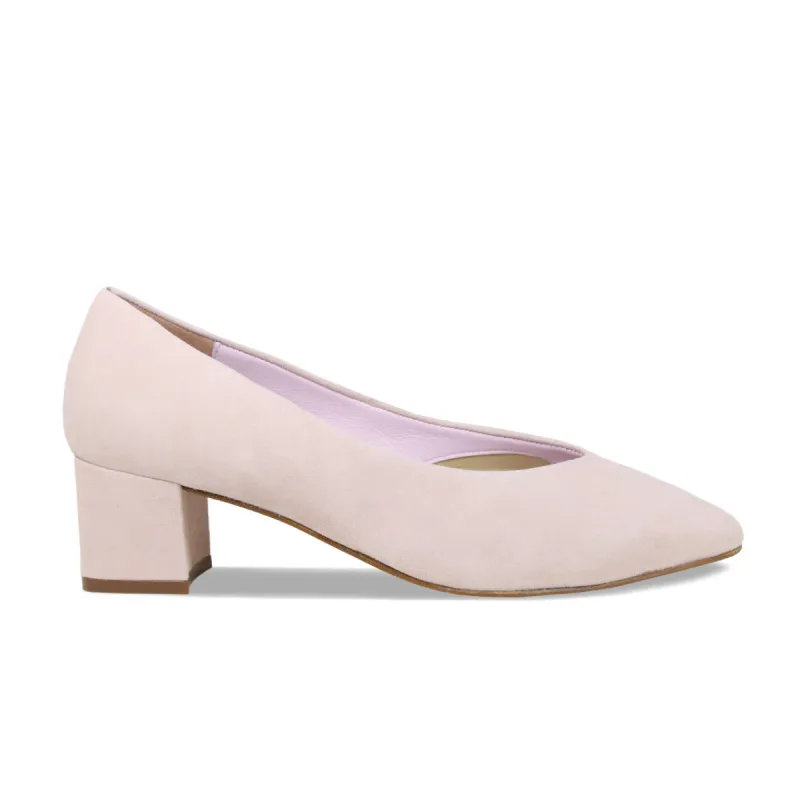 Ingrid: Blush Suede sold by Sole Bliss