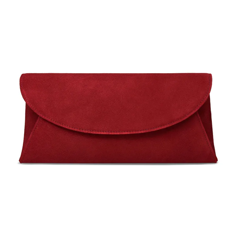 Jenna: Cherry Red Suede sold by Sole Bliss