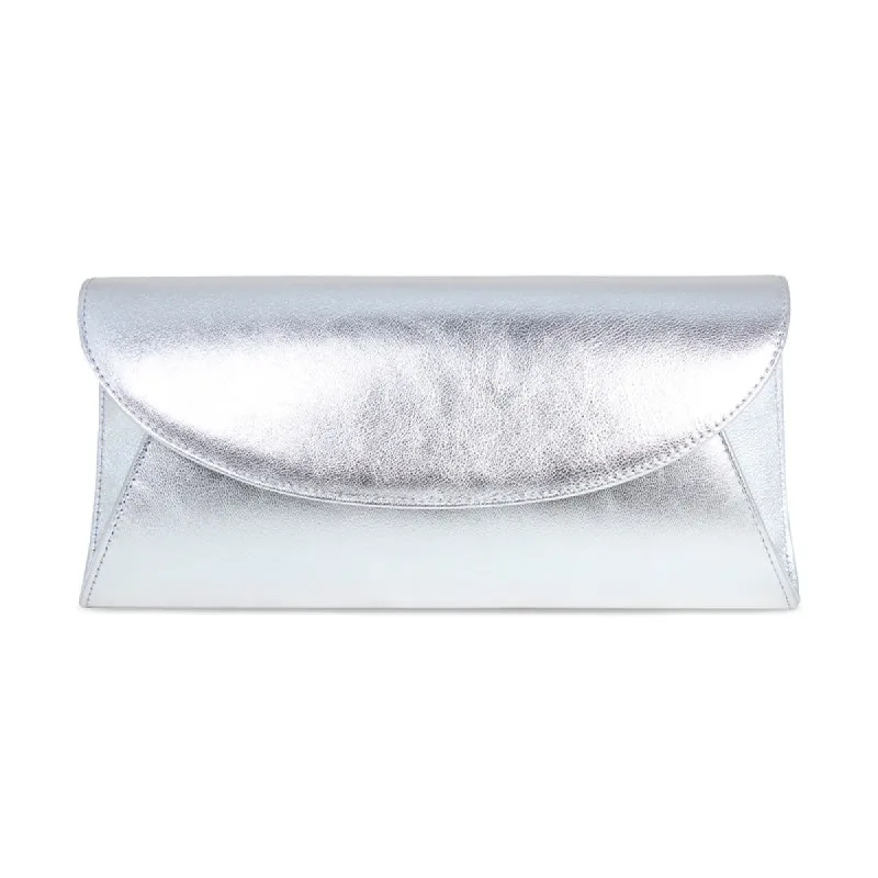 Jenna: Silver Leather sold by Sole Bliss