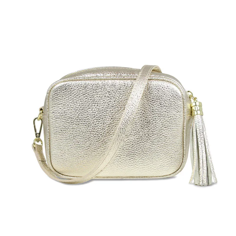 Coco: Gold Leather sold by Sole Bliss