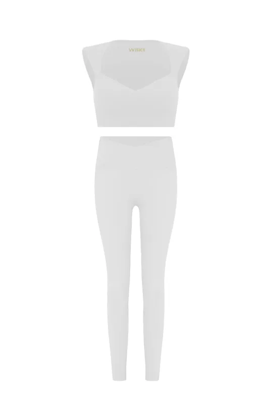 Elegant Bra Tank + V-Waist Yoga Legging sold by WISKII Active