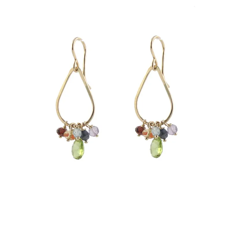 Rainbow Teardrop Earrings sold by Peggy Li Creations