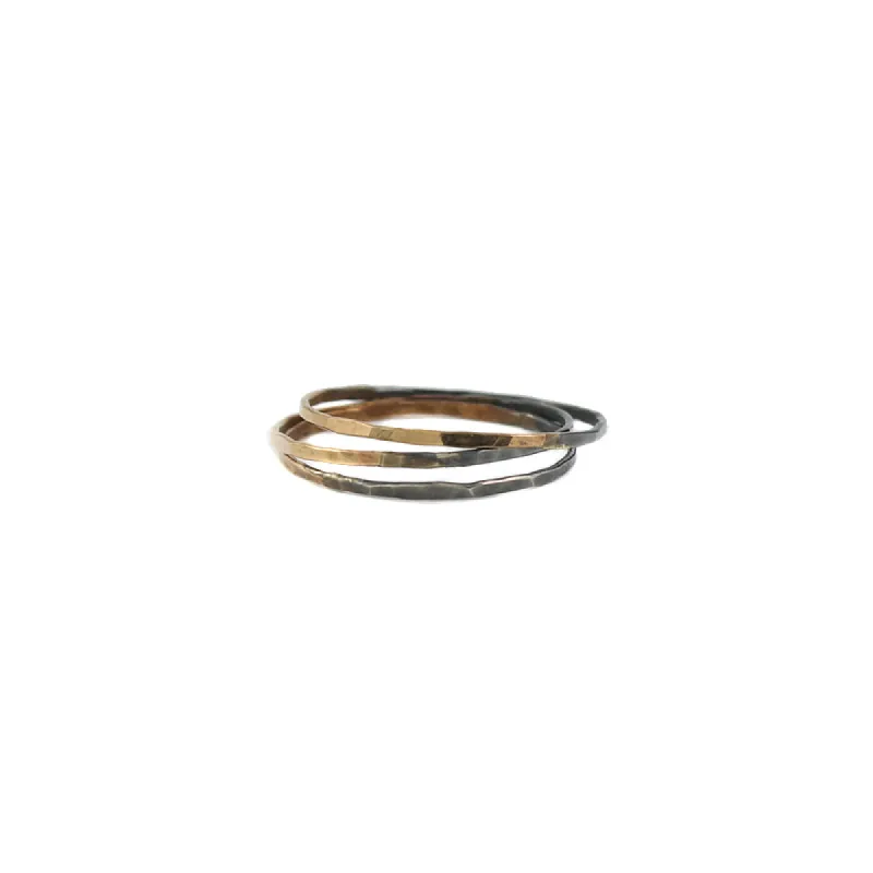 Oxidized Ombre Ring sold by Peggy Li Creations