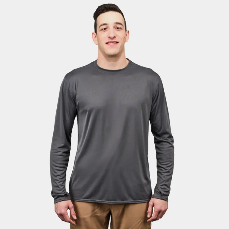 Grundéns Men's Tough Sun Crew Performance Long Sleeve T-Shirt sold by Work World