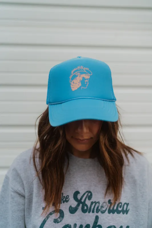 Cowgirls Get The Blues Trucker Hat sold by Goldie Lew