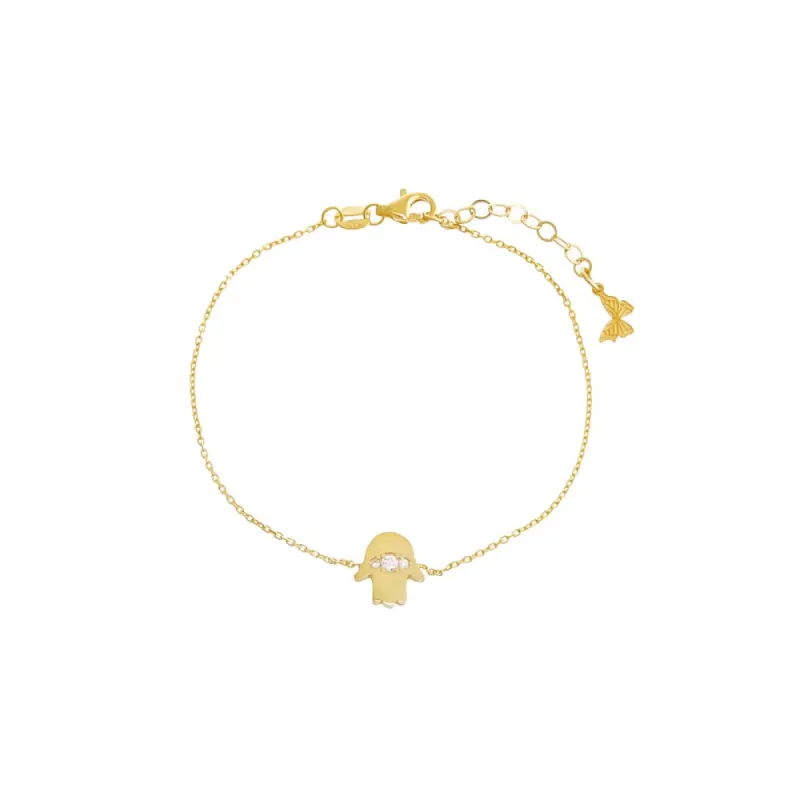 Evil Eye X Hamsa Bracelet sold by Adina Eden's