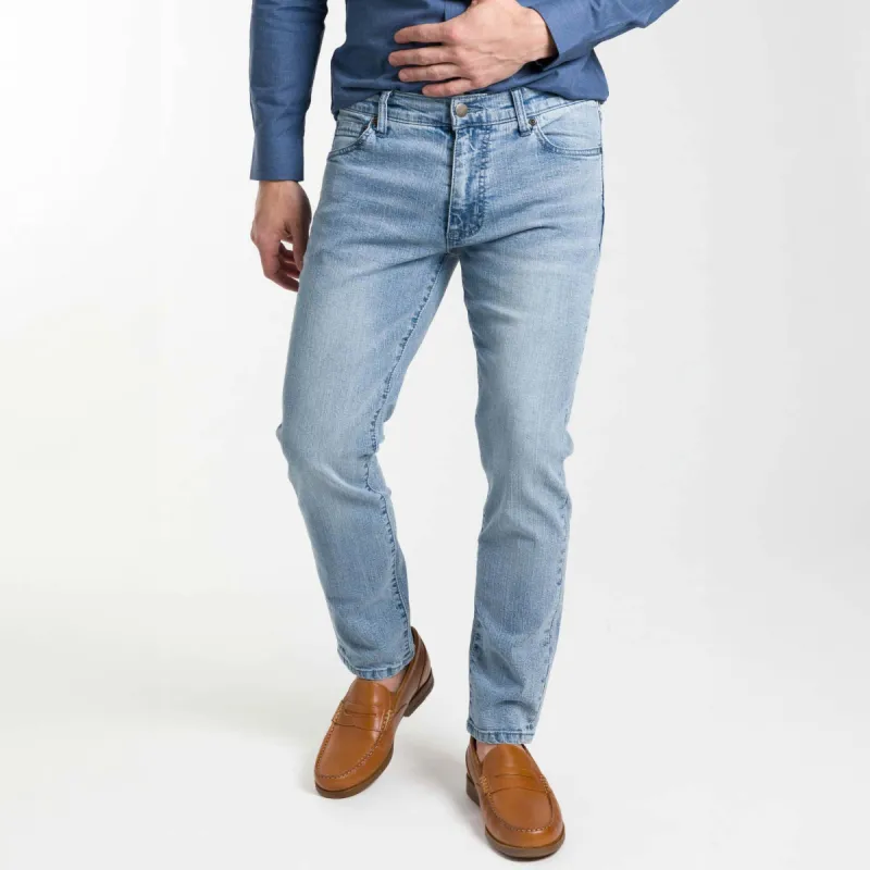 Light Wash Essential Jeans sold by Ash & Erie