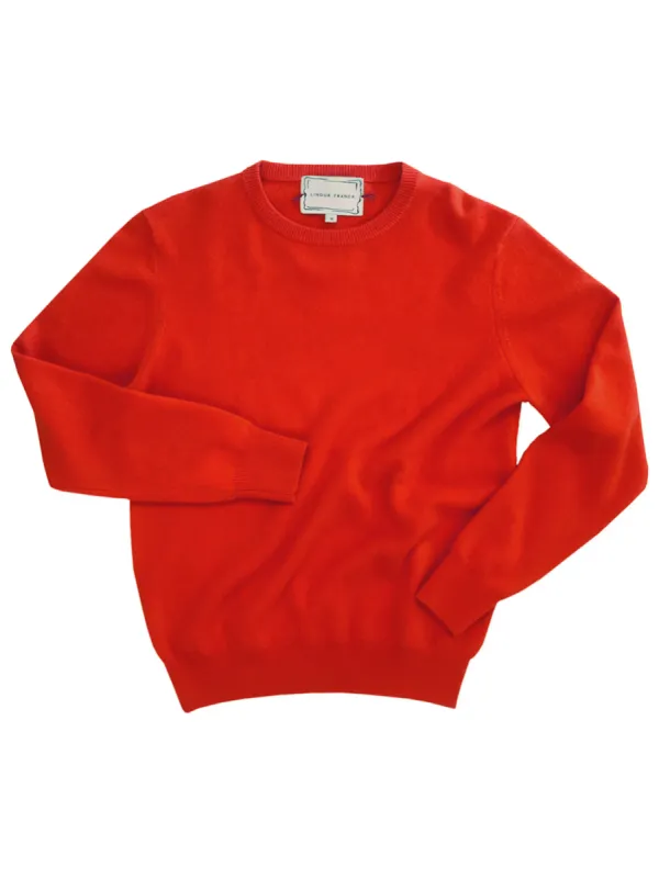 Custom Wool Cashmere Crewneck sold by Lingua Franca NYC