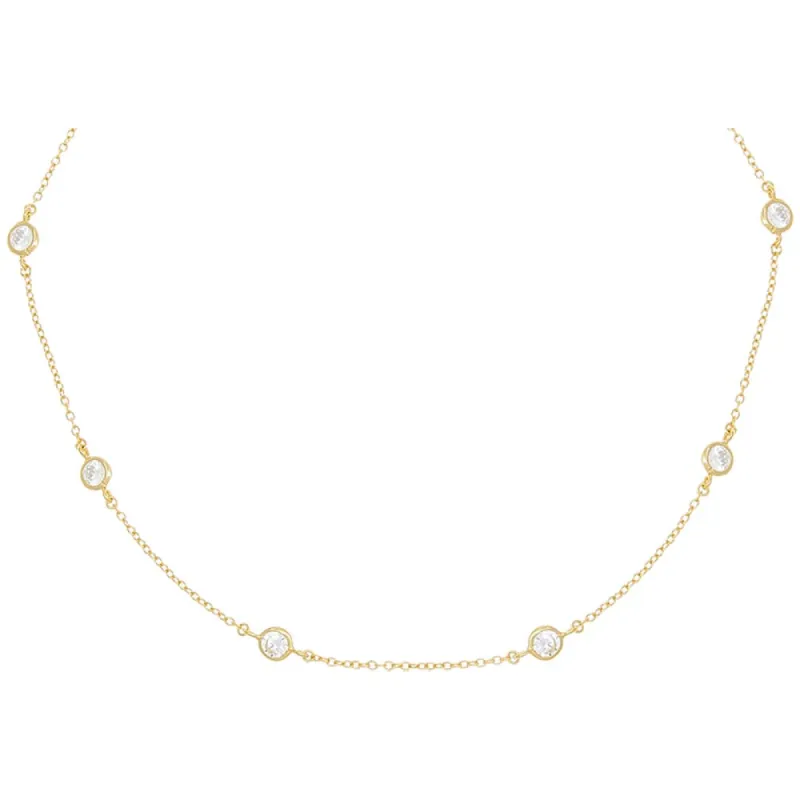 Diamond By The Yard Choker sold by Adina Eden's