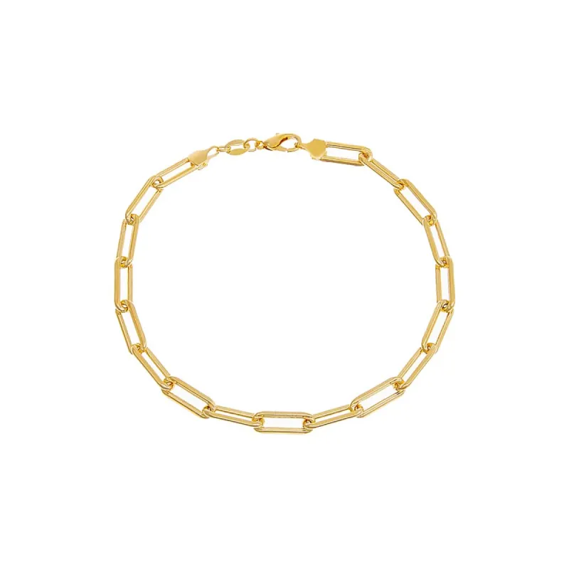 Paperclip Chain Anklet sold by Adina Eden's
